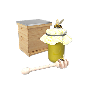 Bees, honey