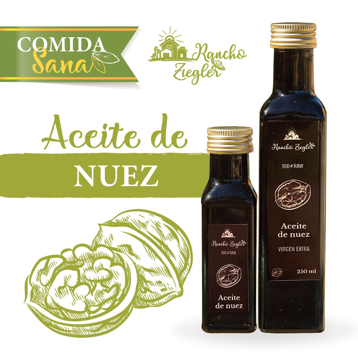 Aceite de Nuez 250 ml. | Image 1