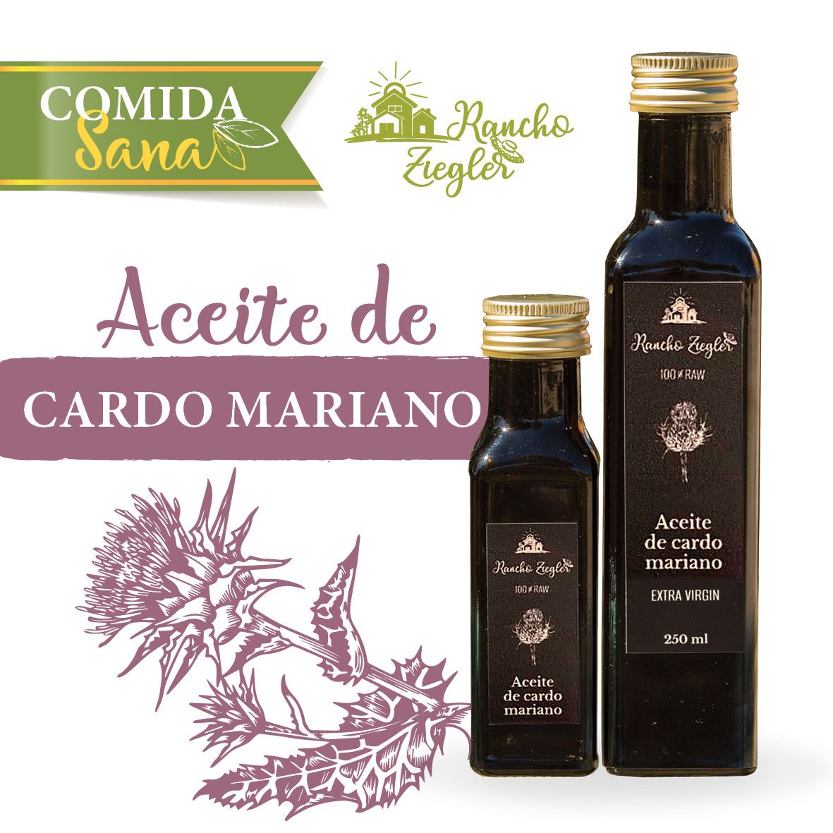 Aceite de Cardo Mariano 250 ml  | Image 1
